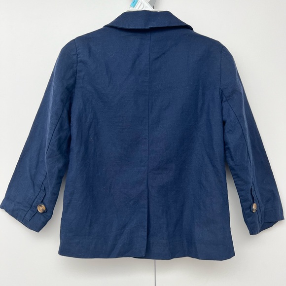 TOMMY BAHAMAS | 2T Linen & Cotton Navy Blazer - Picture 3 of 8